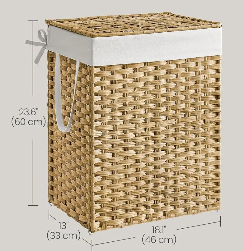 Cos pentru rufe Songmics LCB51NL (Natural)