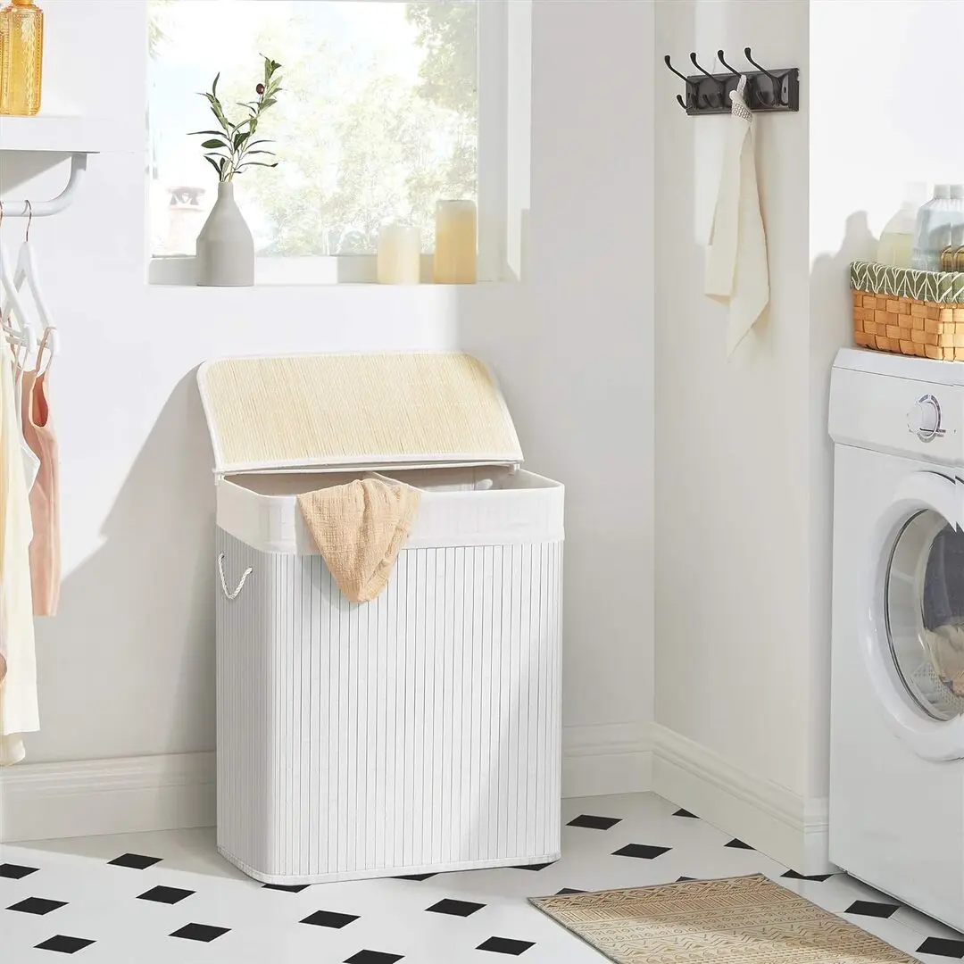 Корзина для белья Songmics LCB64WT (White)