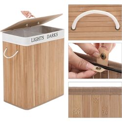 Cos pentru rufe Songmics LCB64Y (Natural) Thumb