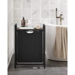 Cos pentru rufe Songmics Vasagle BLH101B01 (Black/Rustic Brown) Thumb