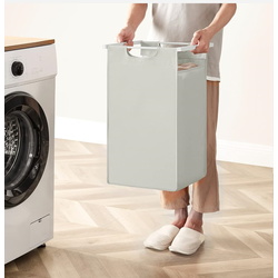 Cos de sortare rufe Songmics Vasagle BLH201W01 (White) Thumb