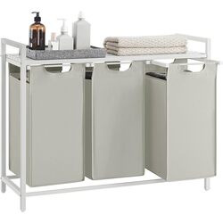 Cos de sortare rufe Songmics Vasagle BLH301W01 (White)