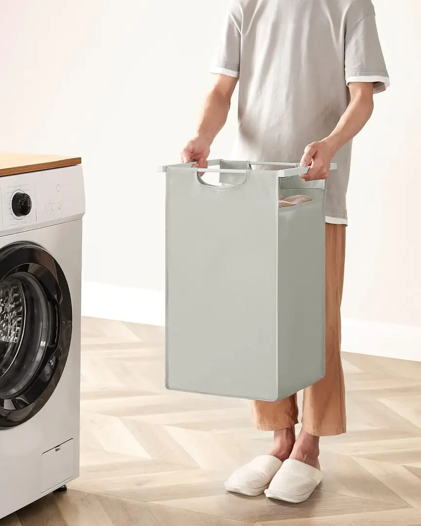 Корзина для сортировки белья Songmics Vasagle BLH301W01 (White)