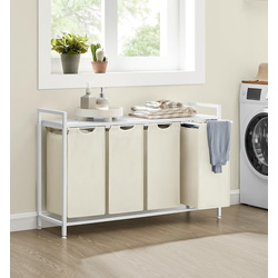 Корзина для сортировки белья Songmics Vasagle BLH401W01 (White) Thumb