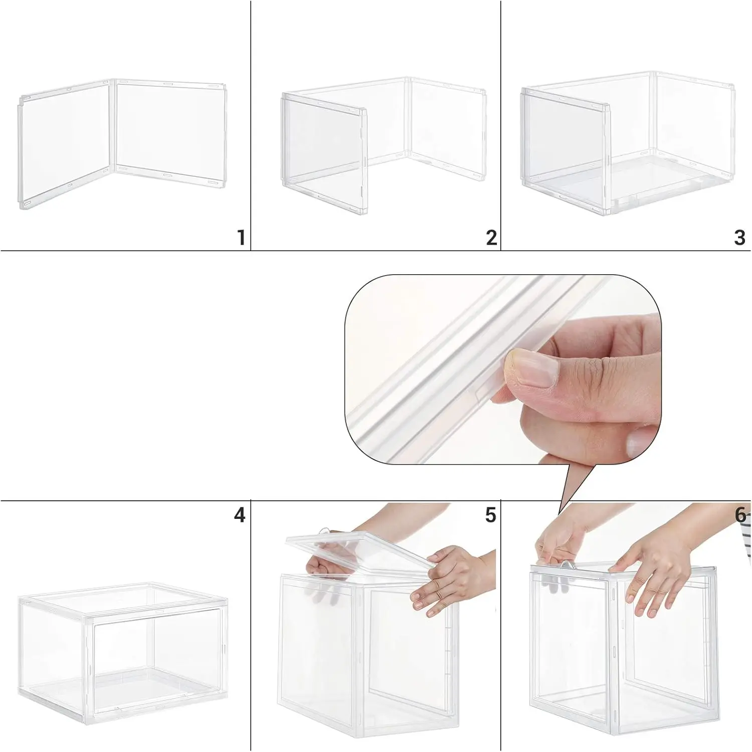 Модульный органайзер Songmics LSP06CW (Transparent) - 2