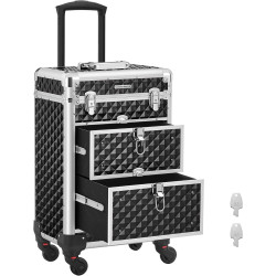 Valiză organizator cosmetic Songmics JHZ08BK (Black)