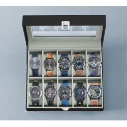 Organizator de ceasuri Songmics JWB010BK (Black/Grey) Thumb