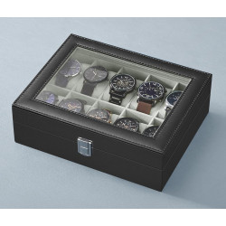 Organizator de ceasuri Songmics JWB010BK (Black/Grey) Thumb