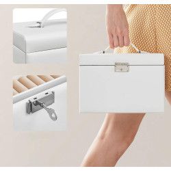 Органайзер для украшений Songmics JBC121W (Cloud White/Sand Beige) Thumb