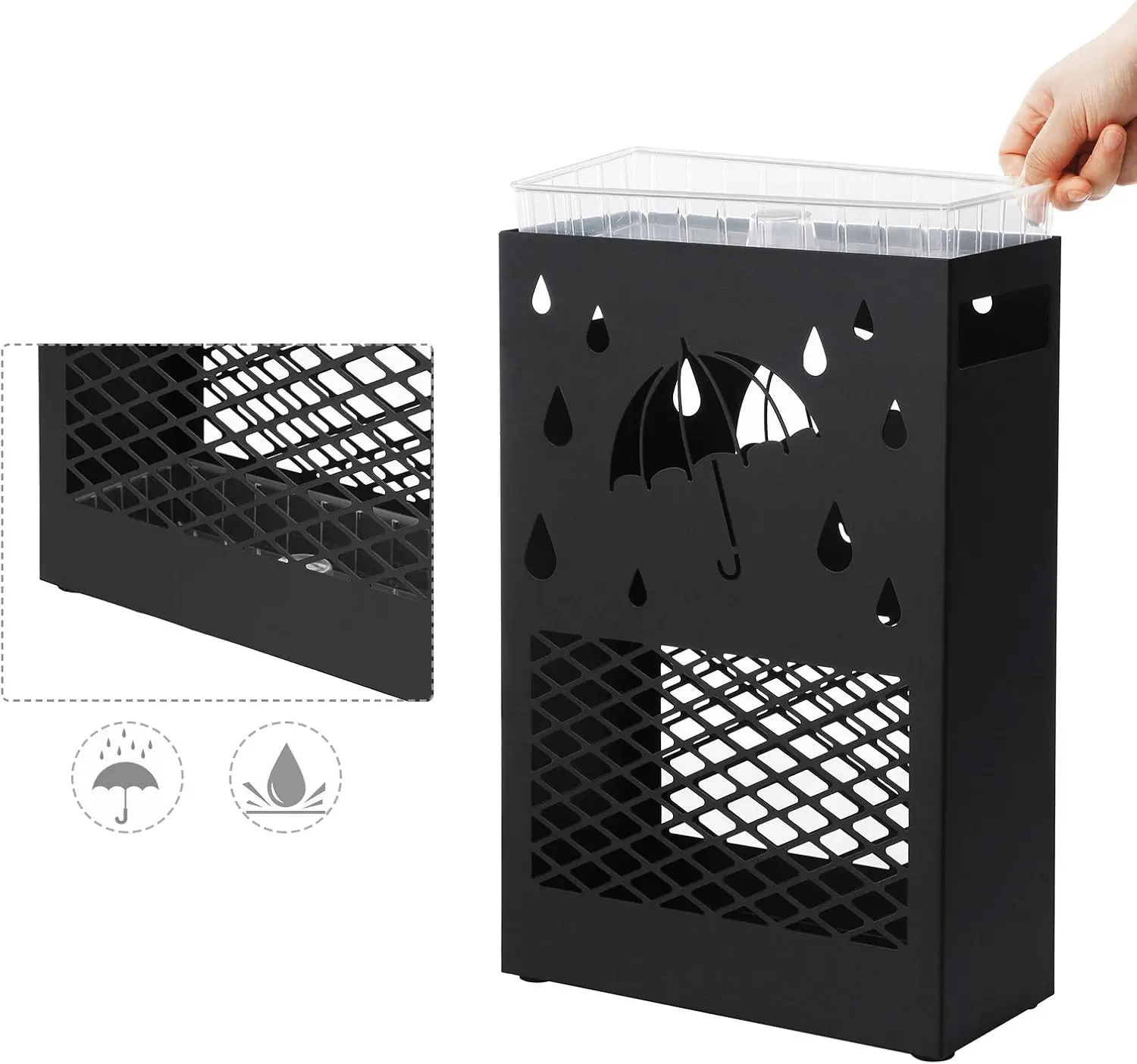 Подставка для зонтов Songmics LUC004B01 (Black)