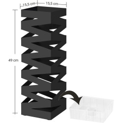Подставка для зонтов Songmics LUC16B (Black) Thumb
