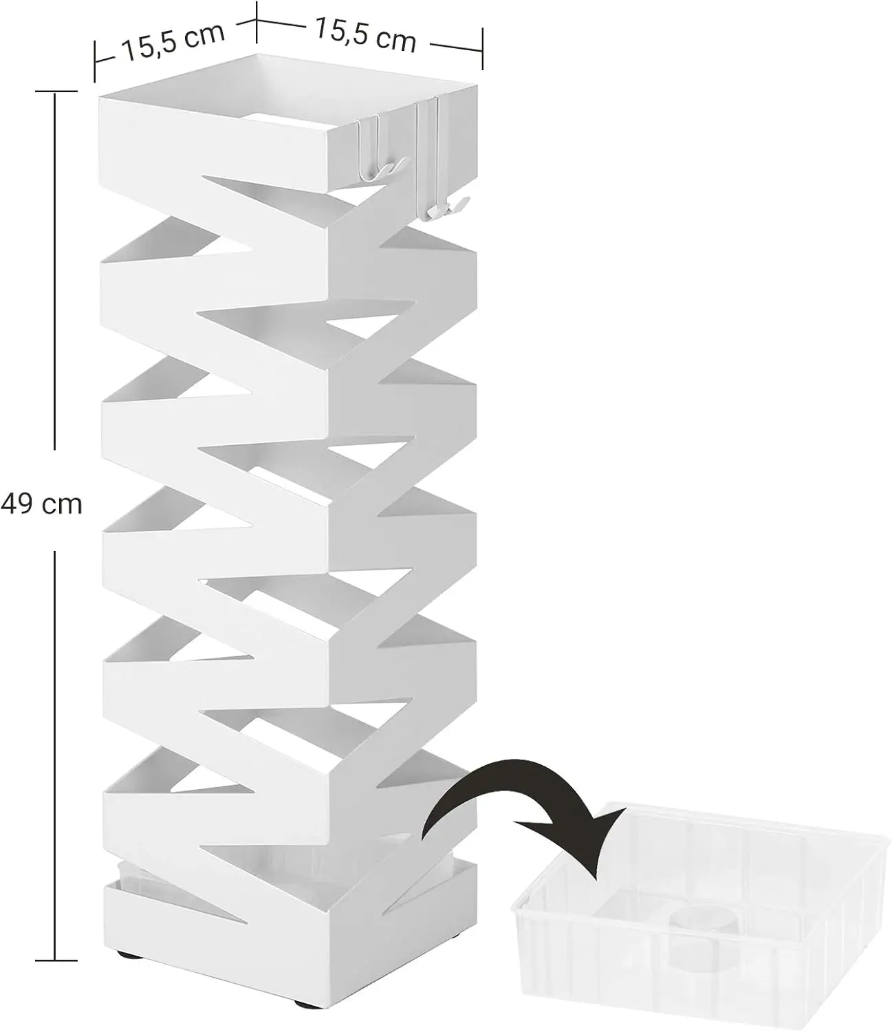 Suport pentru umbrele Songmics LUC16W (White)