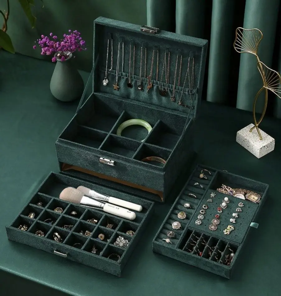 Organizator de bijuterii Soulima 21954 (Green)