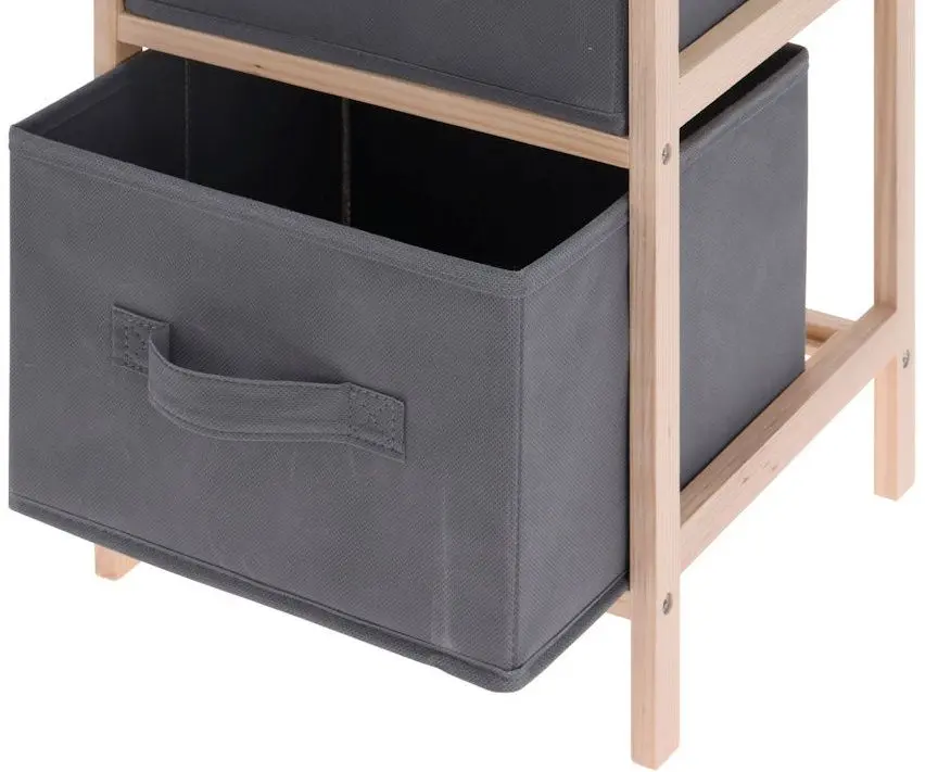 Comoda Storage Solutions 47077 65x27x25cm (Grey/Woody)