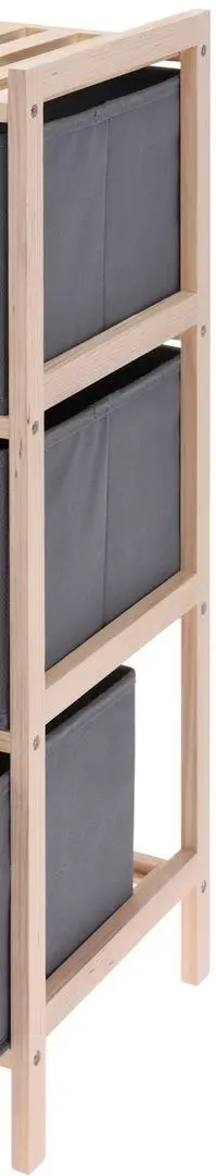 Comoda Storage Solutions 47077 65x27x25cm (Grey/Woody)