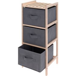 Comoda Storage Solutions 47077 65x27x25cm (Grey/Woody)