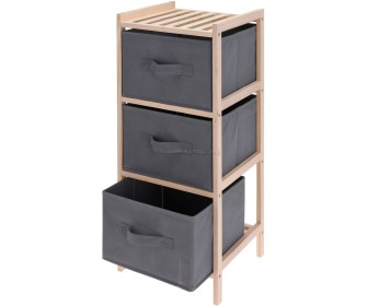 Comoda Storage Solutions 47077 65x27x25cm (Grey/Woody)