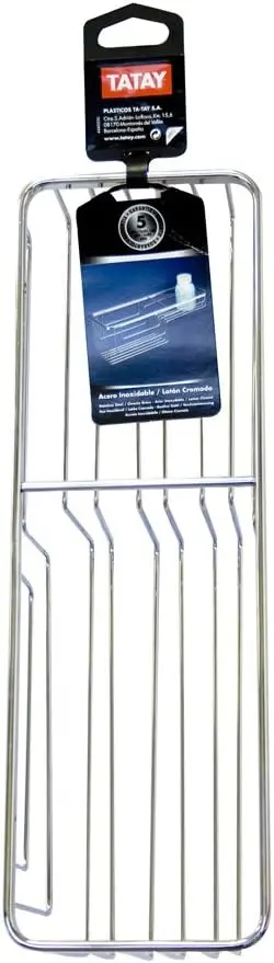 Полка Tatay Krom 6606400 37x12x13cm (Chrome)