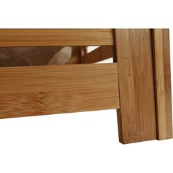 Cos pentru rufe Tempo Kondela Basket (Beige/Bamboo) Thumb