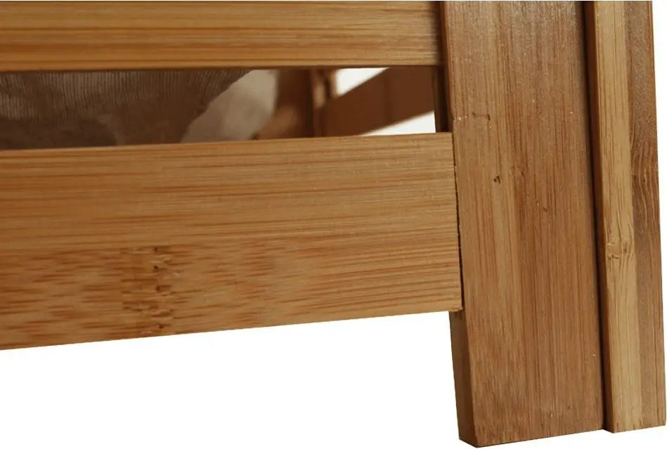 Cos pentru rufe Tempo Kondela Basket (Beige/Bamboo)