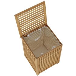 Cos pentru rufe Tempo Kondela Basket (Beige/Bamboo) Thumb