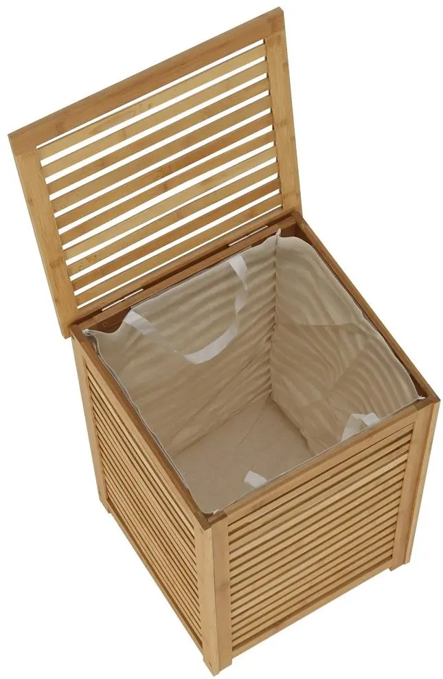 Cos pentru rufe Tempo Kondela Basket (Beige/Bamboo)