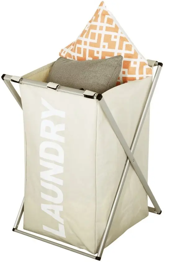Cos pentru rufe Tempo Kondela Laundry New Typ 1 (Beige-Grey/White) - 12
