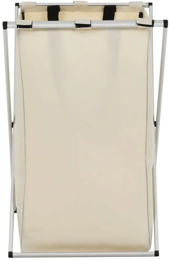 Cos pentru rufe Tempo Kondela Laundry New Typ 1 (Beige-Grey/White) - 3