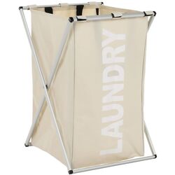 Cos pentru rufe Tempo Kondela Laundry New Typ 1 (Beige-Grey/White) Thumb