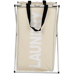 Cos pentru rufe Tempo Kondela Laundry New Typ 1 (Beige-Grey/White) Thumb