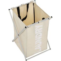 Cos pentru rufe Tempo Kondela Laundry New Typ 1 (Beige-Grey/White) Thumb