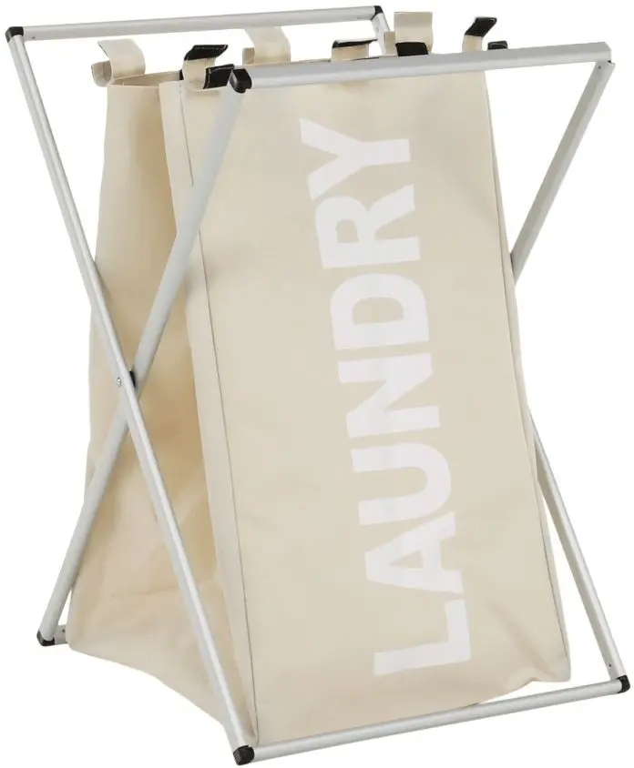Cos pentru rufe Tempo Kondela Laundry New Typ 1 (Beige-Grey/White) - 6