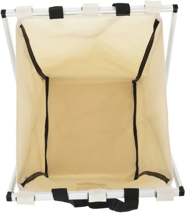 Cos pentru rufe Tempo Kondela Laundry New Typ 1 (Beige-Grey/White) - 8