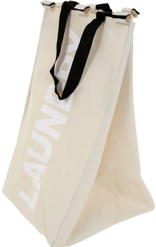 Cos pentru rufe Tempo Kondela Laundry New Typ 1 (Beige-Grey/White) - 9