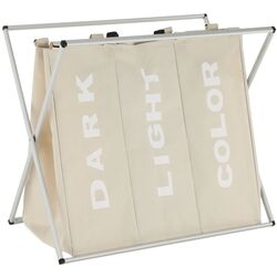 Корзина для белья Tempo Kondela Laundry New Typ 3 (Beige/White) Thumb