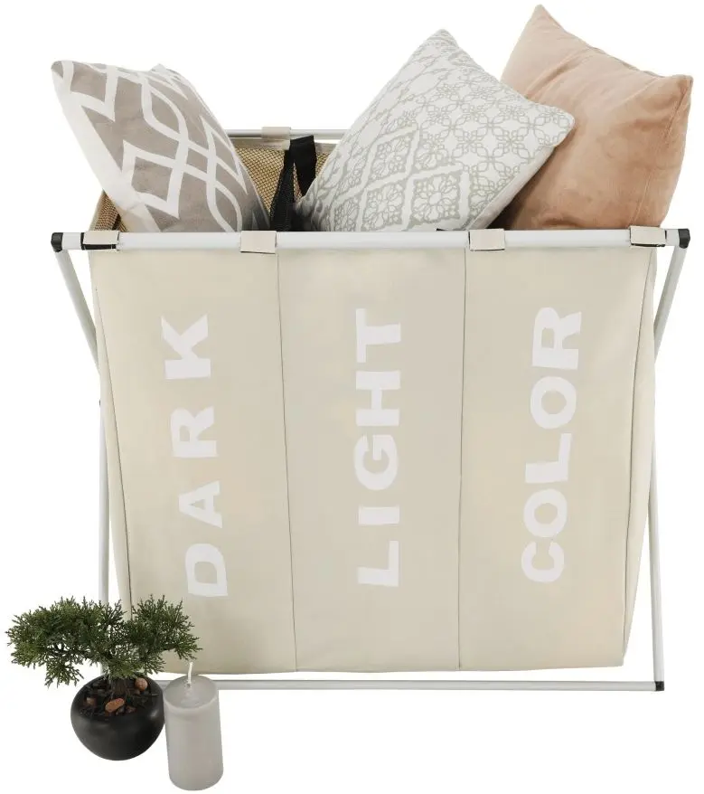 Корзина для белья Tempo Kondela Laundry New Typ 3 (Beige/White)