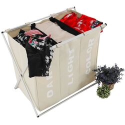 Корзина для белья Tempo Kondela Laundry New Typ 3 (Beige/White) Thumb