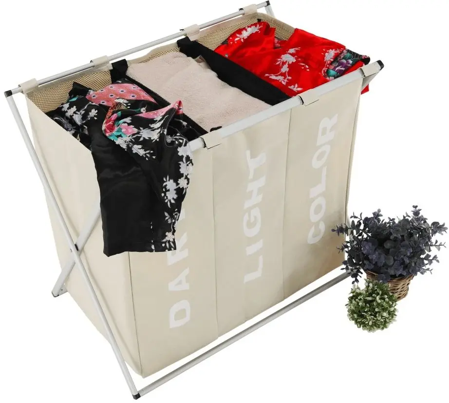 Корзина для белья Tempo Kondela Laundry New Typ 3 (Beige/White)