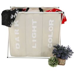 Корзина для белья Tempo Kondela Laundry New Typ 3 (Beige/White) Thumb