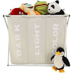 Корзина для белья Tempo Kondela Laundry New Typ 3 (Beige/White) Thumb