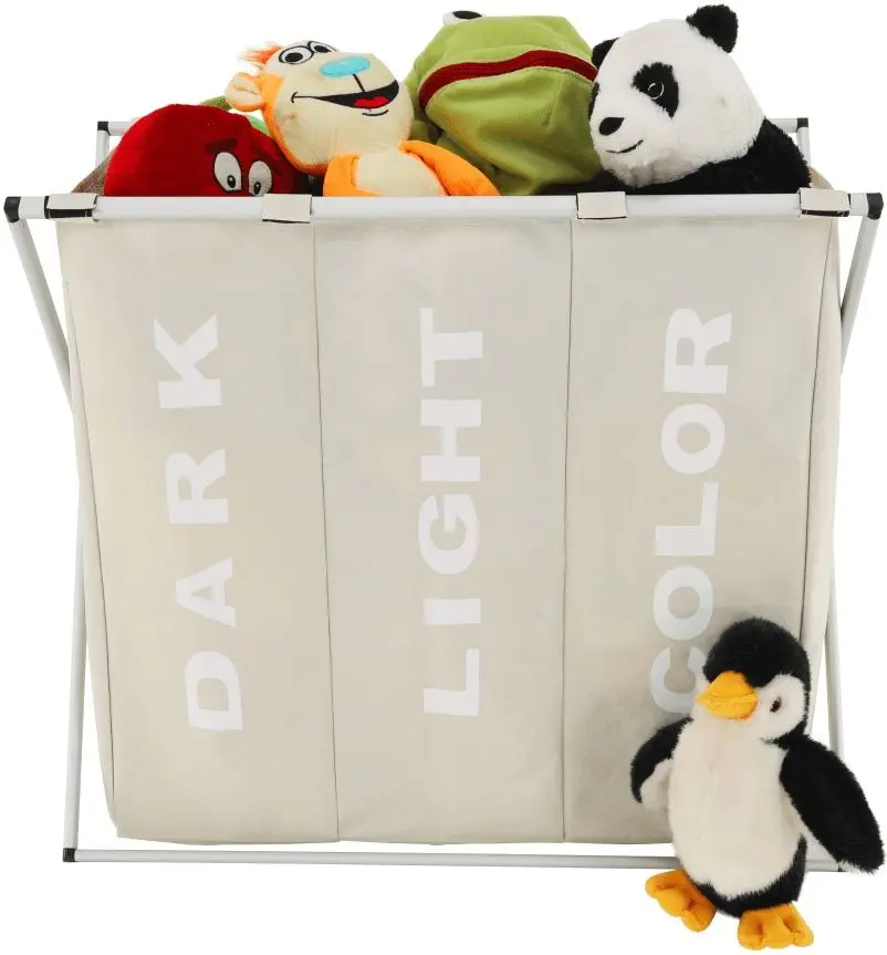 Корзина для белья Tempo Kondela Laundry New Typ 3 (Beige/White)