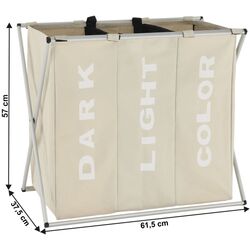 Корзина для белья Tempo Kondela Laundry New Typ 3 (Beige/White) Thumb