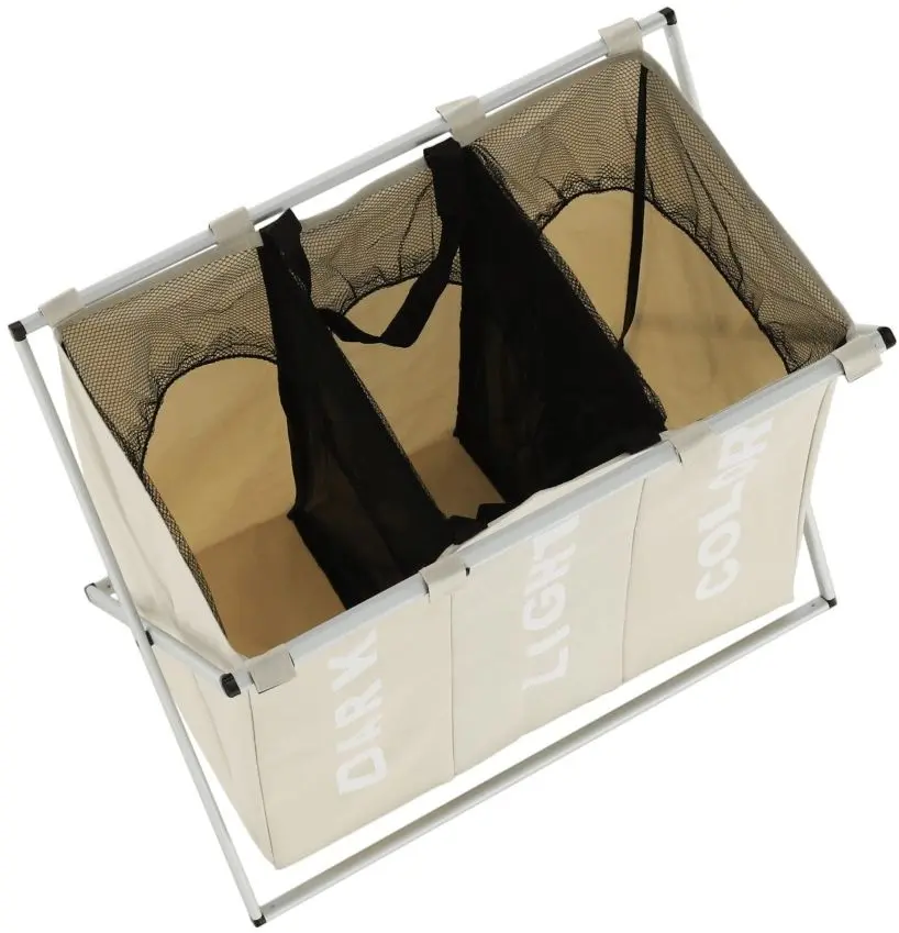 Корзина для белья Tempo Kondela Laundry New Typ 3 (Beige/White)