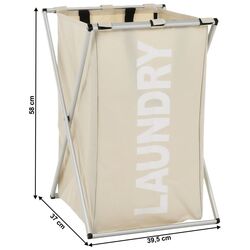 Корзина для белья Tempo Kondela Laundry Typ 1 37x58 (Beige-Grey/White) Thumb