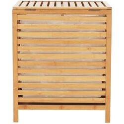 Корзина для белья Tempo Kondela Menork (White/Bamboo) Thumb