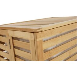 Корзина для белья Tempo Kondela Menork (White/Bamboo) Thumb