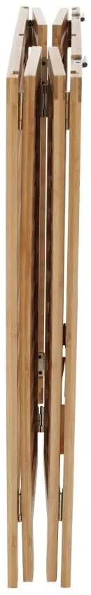 Корзина для белья Tempo Kondela Menork (White/Bamboo)