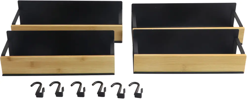 Set de rafturi magnetice Tempo Kondela Zober Typ 1 (Brown/Black)