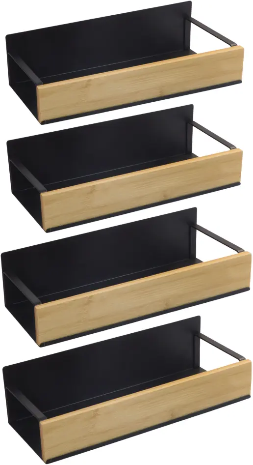 Set de rafturi magnetice Tempo Kondela Zober Typ 1 (Brown/Black)