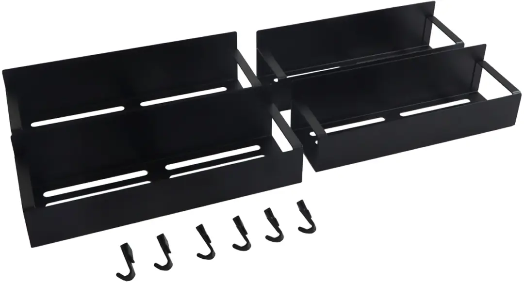 Набор магнитных полок Tempo Kondela Zober Typ 2 (Black) - 5